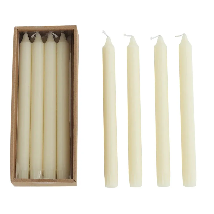 10" UNSCENTED TAPER CANDLES