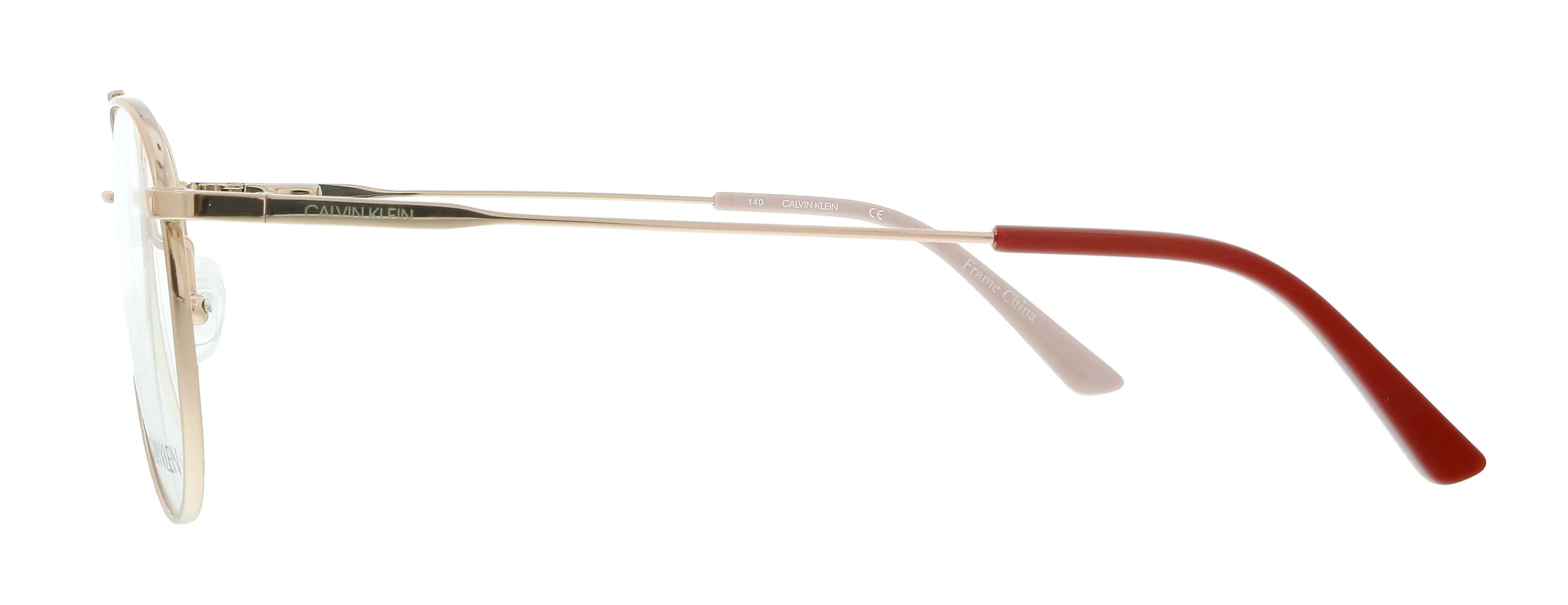 Calvin Klein CK19112 780 Rose Gold Aviator Eyeglasses