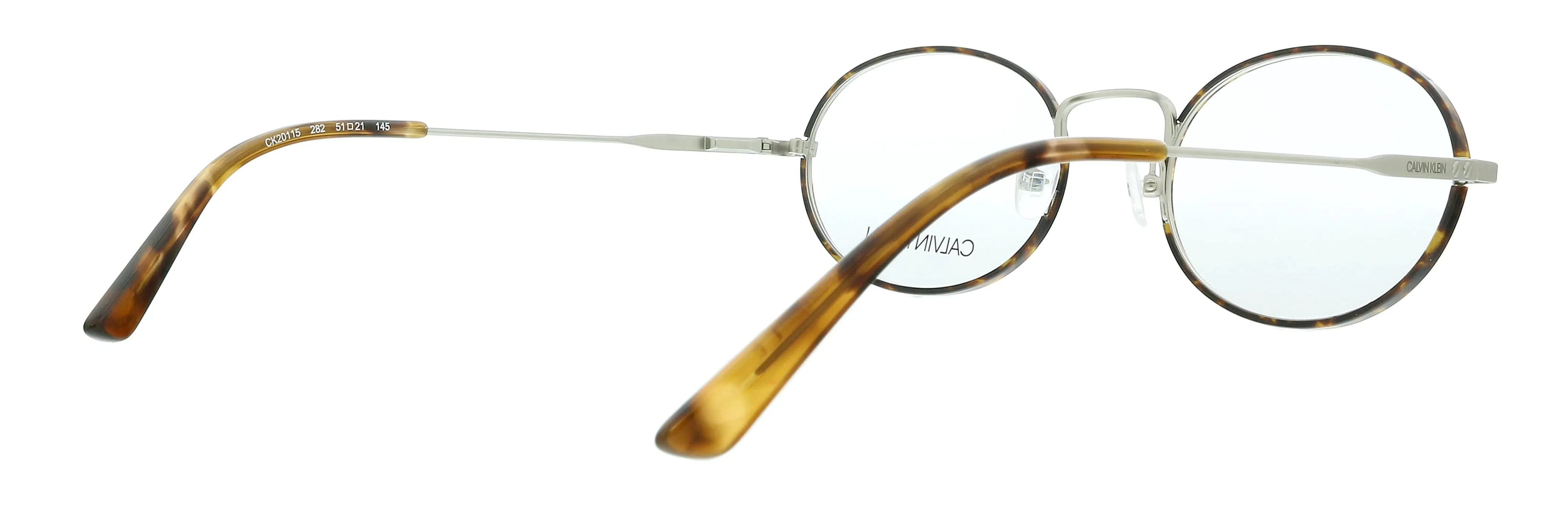 Calvin Klein CK20115 282 Honey Tortoise Oval Eyeglasses