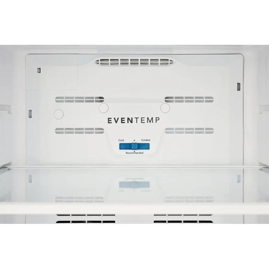 Frigidaire 27-inch, 13.9 cu.ft. Freestanding Top Freezer Refrigerator with EvenTemp® Cooling System FFHT1425VV