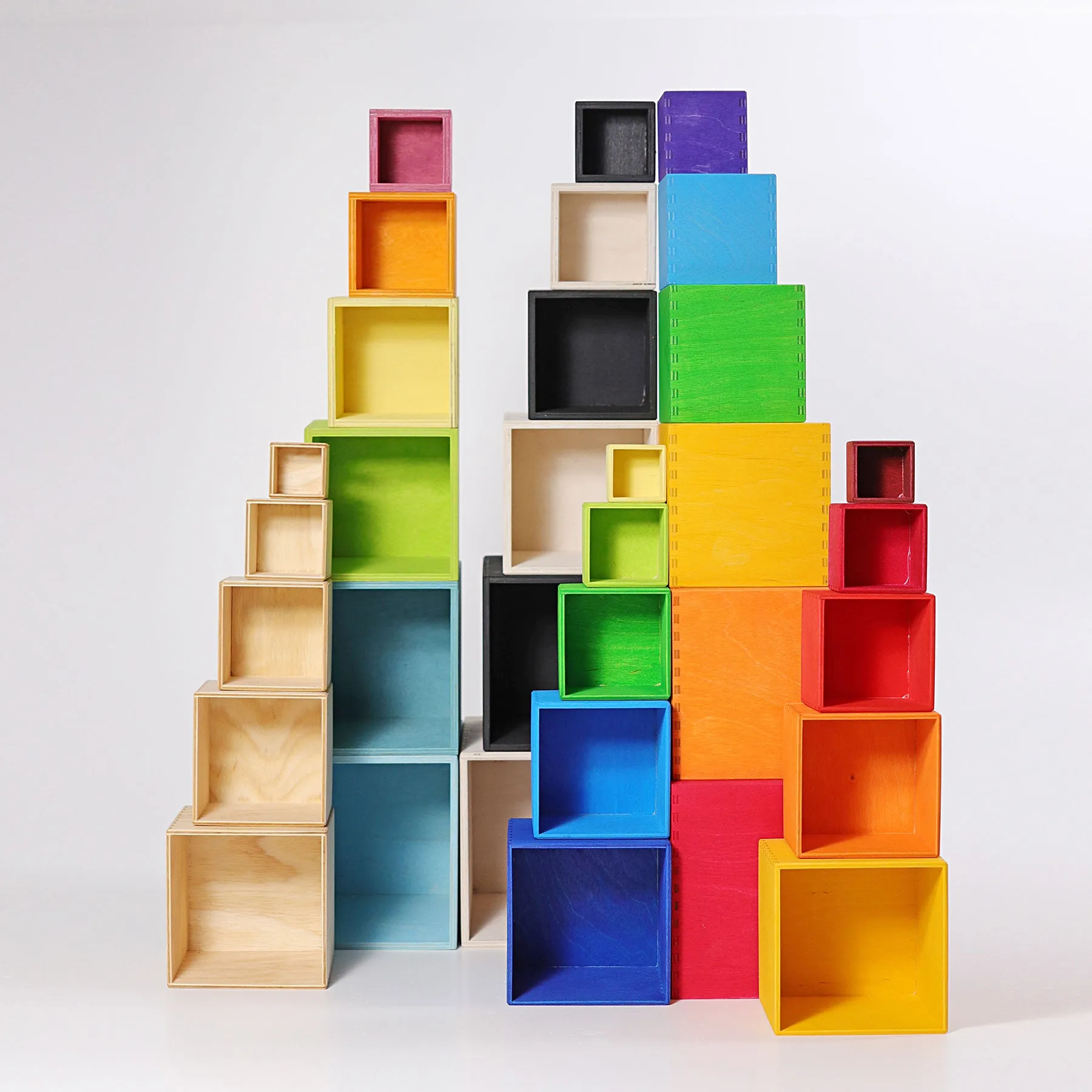 Grimm's Wooden Rainbow Box Set, Large