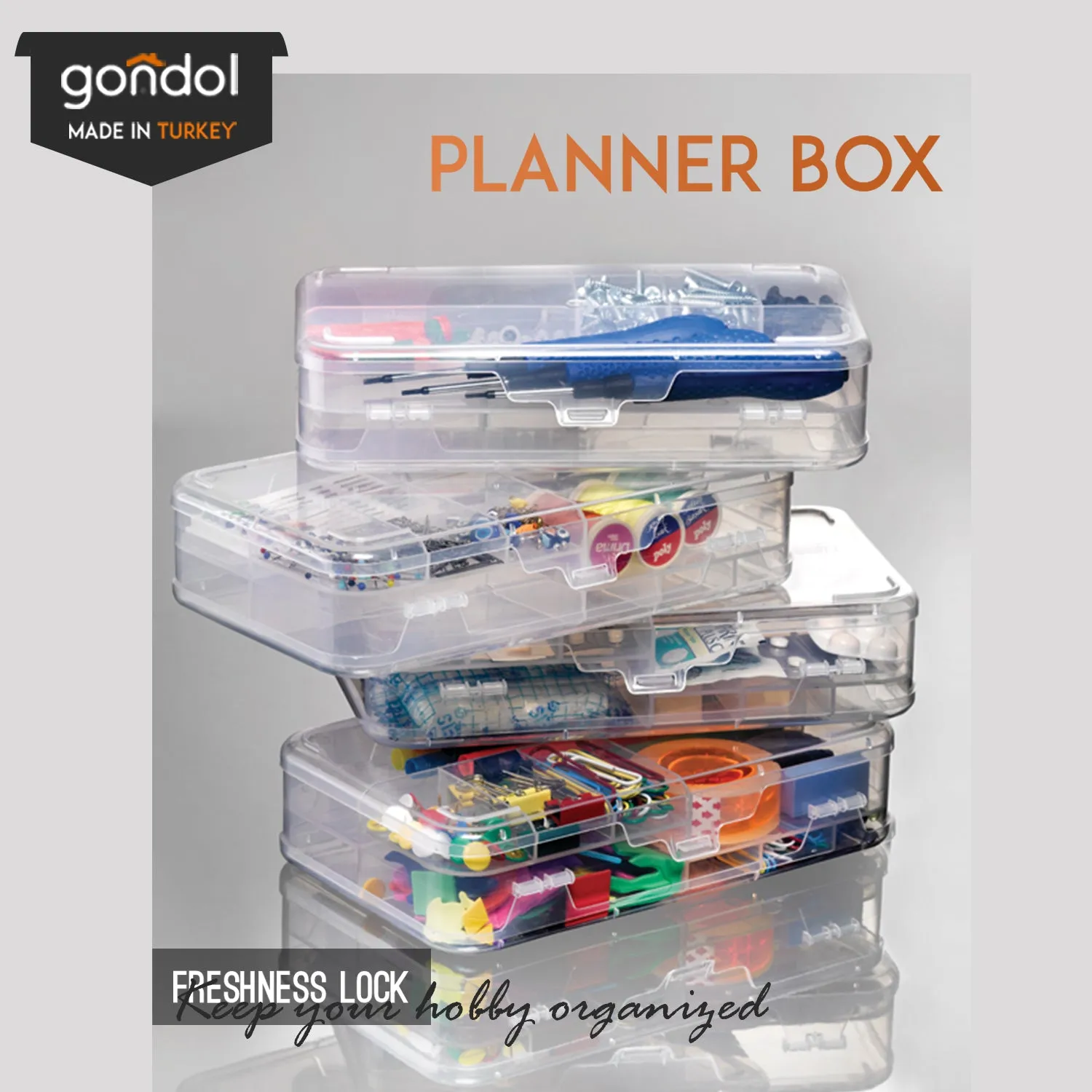 Hobby Planner Box - Smart Storage Room Organizer