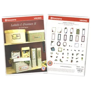 Labels & Frames II Embroidery CD #76