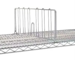 Metro DD18BL Black Wire Shelf Divider for 18" Shelves