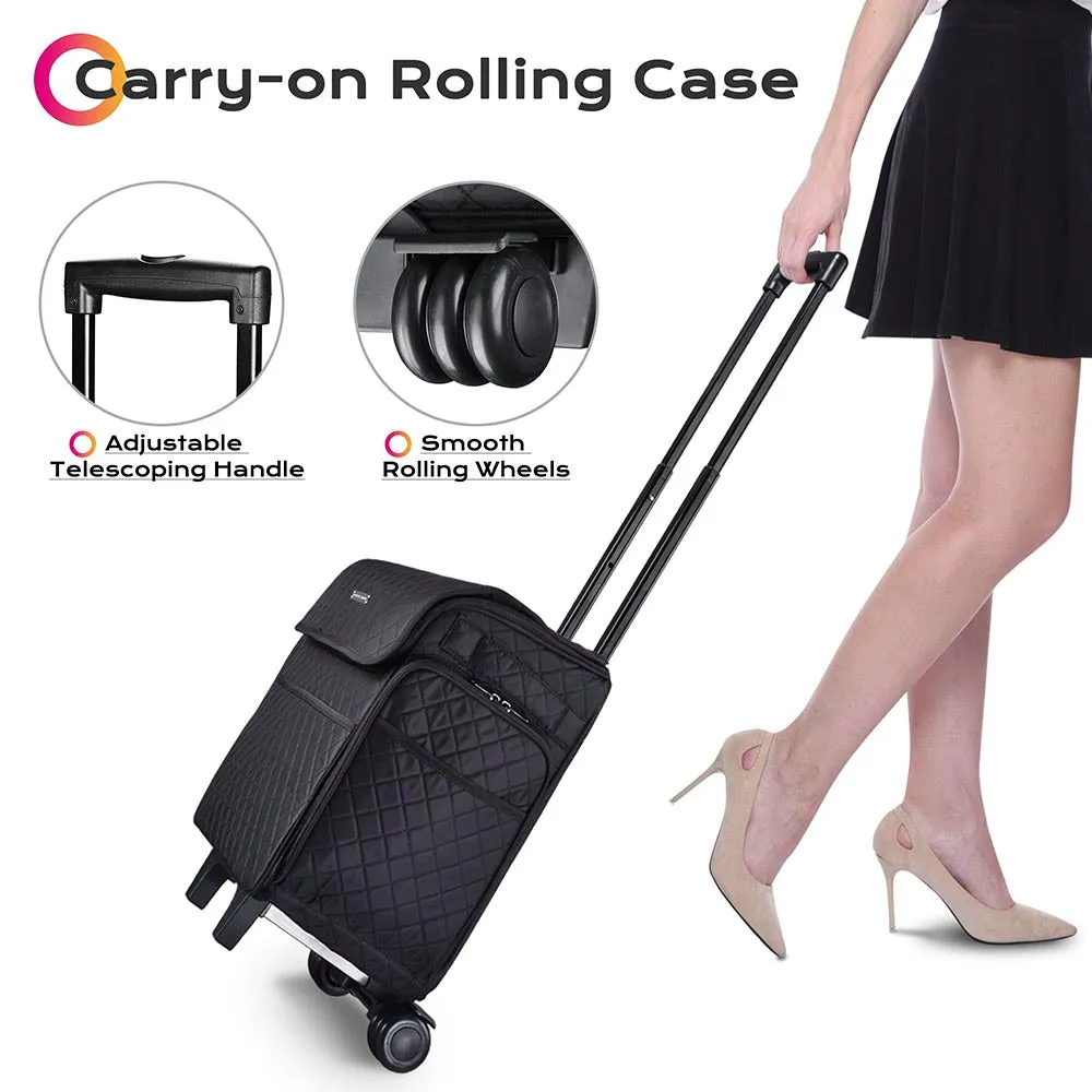Optimized Rolling Tote for Doctors, Teachers, and Sales Representatives