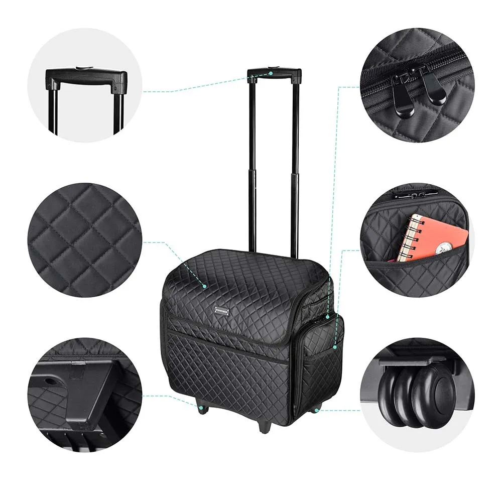 Optimized Rolling Tote for Doctors, Teachers, and Sales Representatives