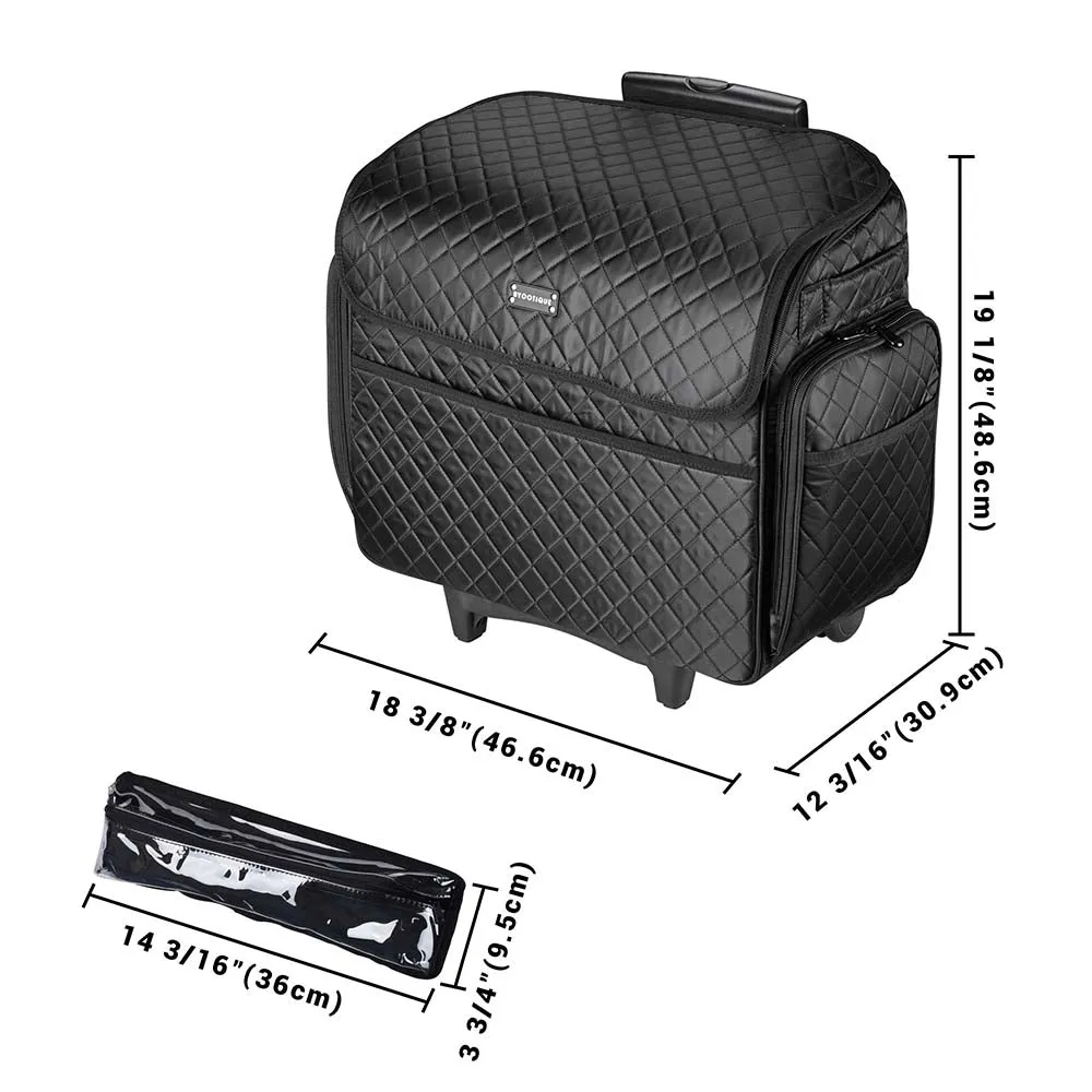 Optimized Rolling Tote for Doctors, Teachers, and Sales Representatives