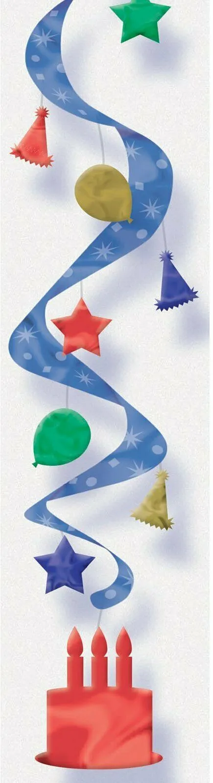 Spiral Decoration - Birthday