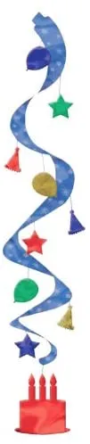 Spiral Decoration - Birthday