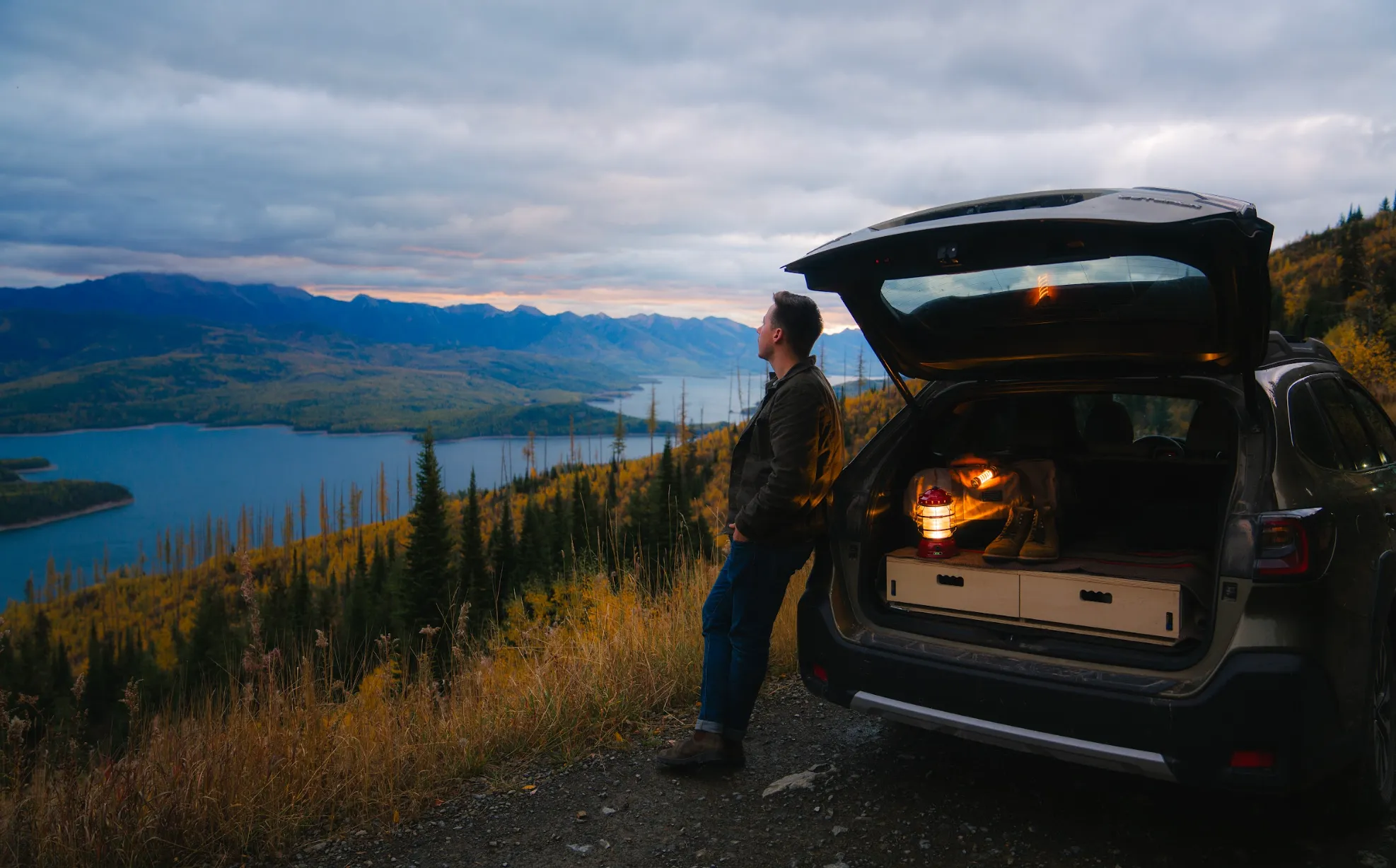 Subaru Outback 2015  Dual Drawer Storage PreCut Kit