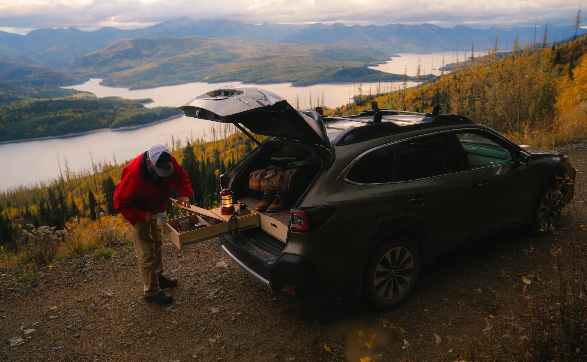 Subaru Outback 2015  Dual Drawer Storage PreCut Kit