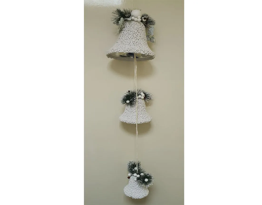 Three white bells