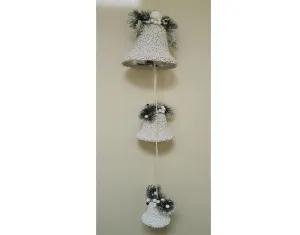 Three white bells