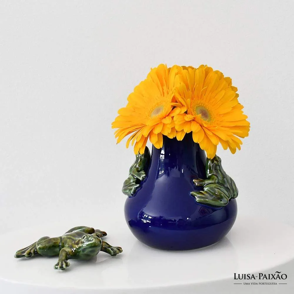Vase en céramique "Rãs" - Bleu