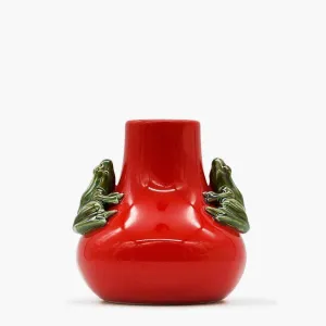 Vase en céramique "Rãs" - Rouge