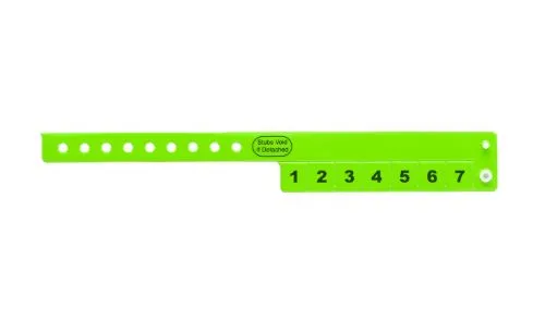 Vinyl Wristbands - 7 Tab