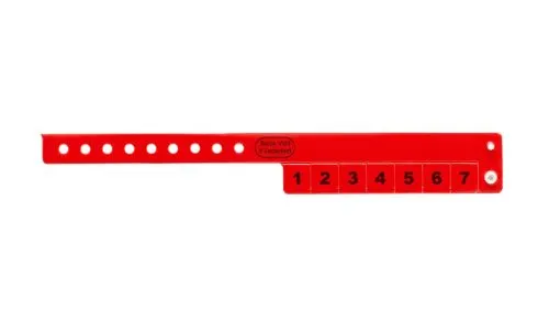 Vinyl Wristbands - 7 Tab