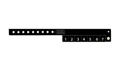Vinyl Wristbands - 7 Tab
